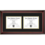 Sise by Side Double Diploma Frame